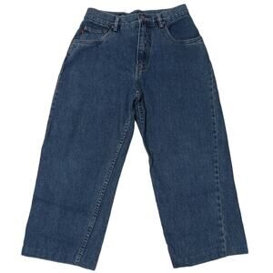 One Tough Brand Jeans 16 (26 X 20) Capri Blue Denim Baggy Y2K Cotton Vintage GUC